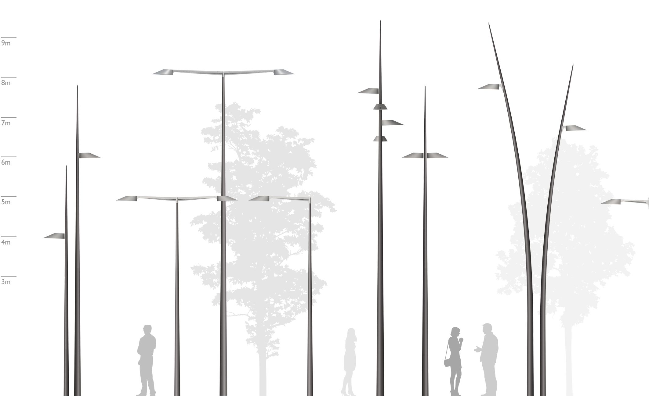 Ocean poles and brackets JRP708 Philips lighting